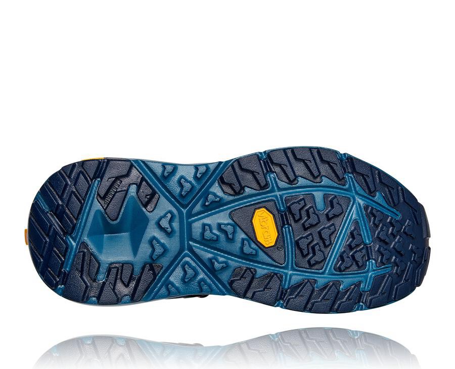 Chaussure Trail Hoka One One Kaha Basse Gore-Tex Femme - Bleu Marine - CDY-087324